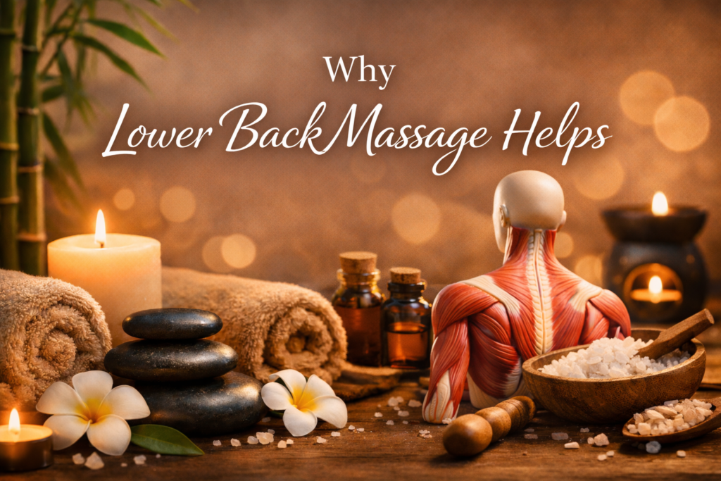 how to massage lower back