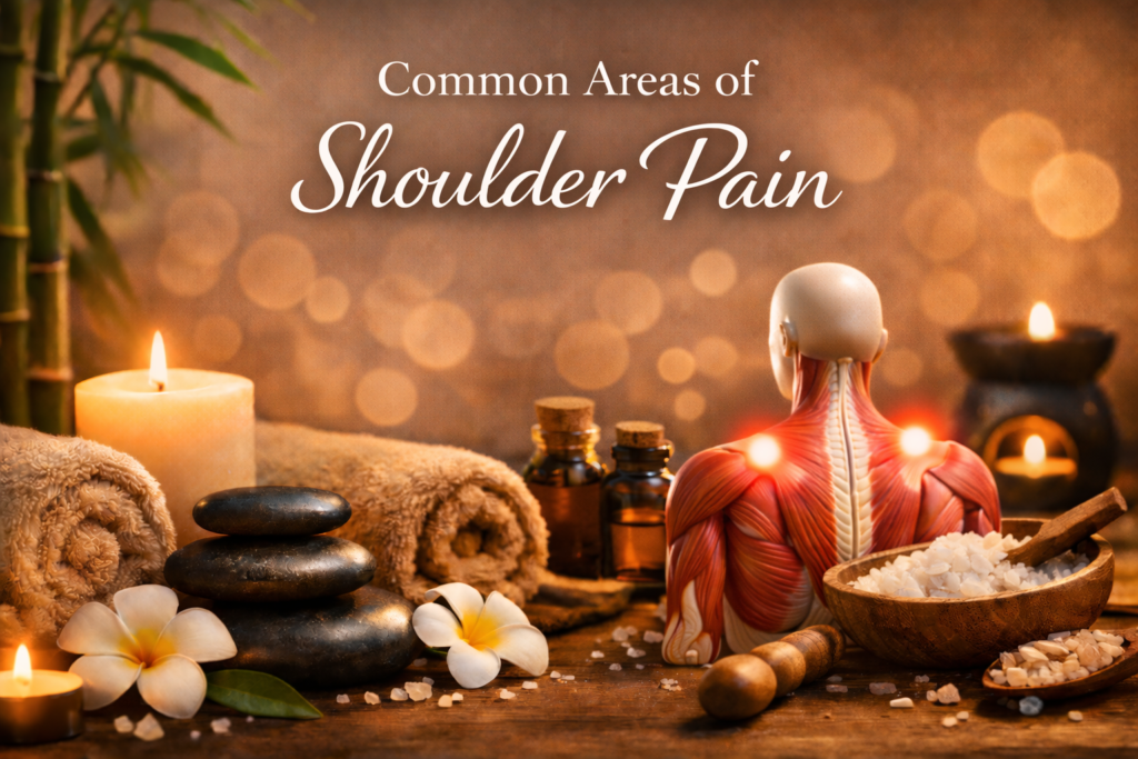 how to massage shoulders