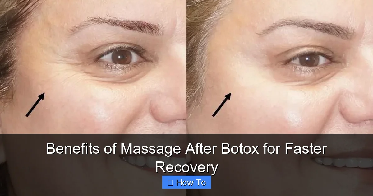 Benefits of Massage After Botox for Faster Recovery
