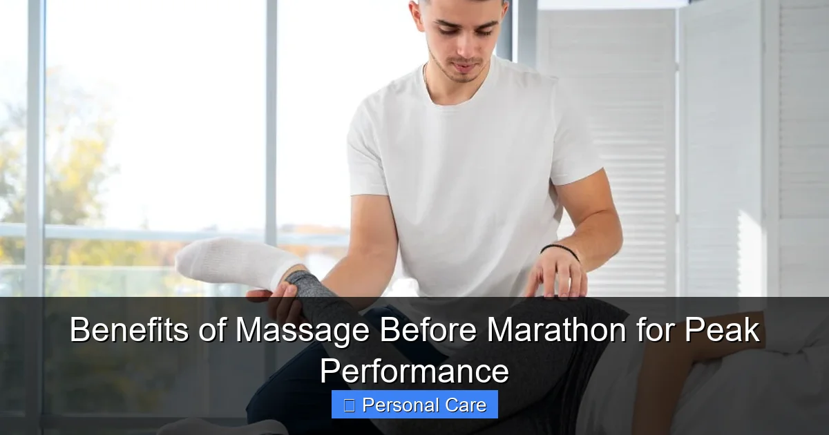 Benefits of Massage Before Marathon for Peak Performance
