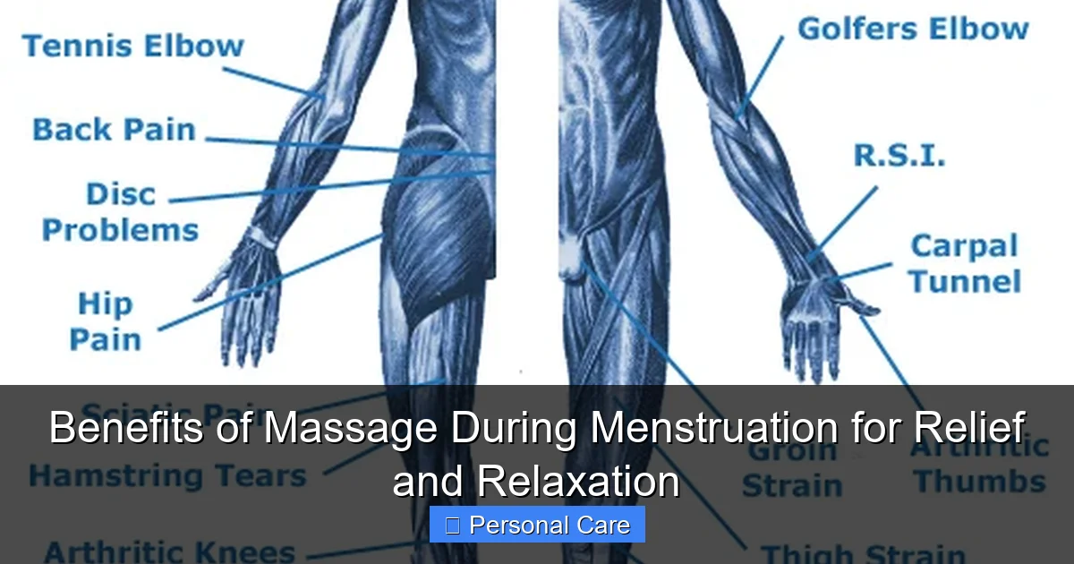 Benefits of Massage During Menstruation for Relief and Relaxation
