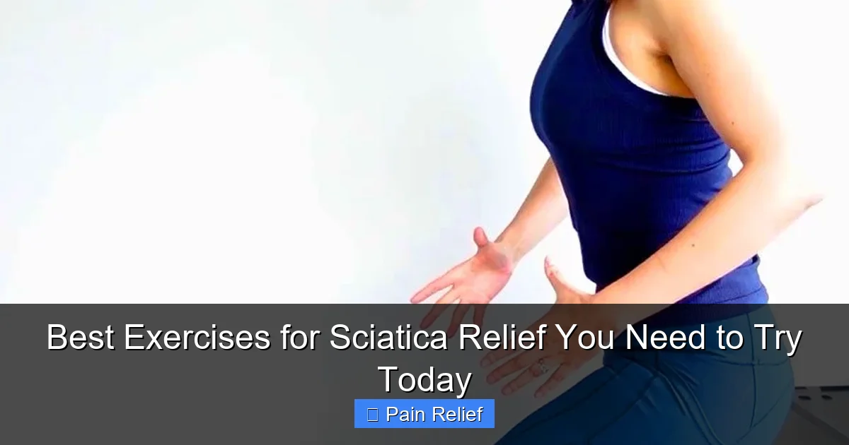 Best Exercises for Sciatica Relief You Need to Try Today