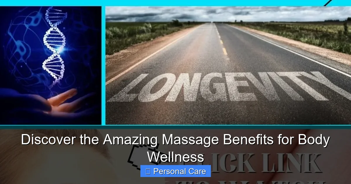 Discover the Amazing Massage Benefits for Body Wellness