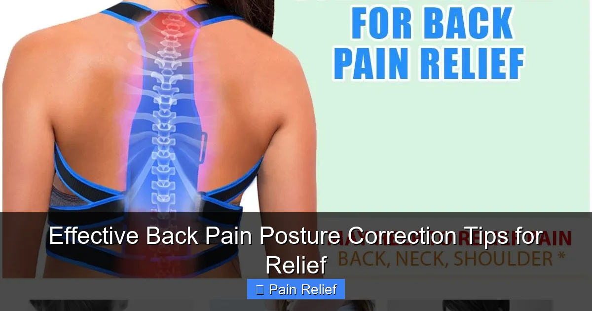 Effective Back Pain Posture Correction Tips for Relief