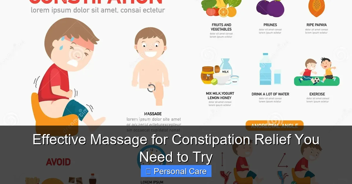 Effective Massage for Constipation Relief You Need to Try
