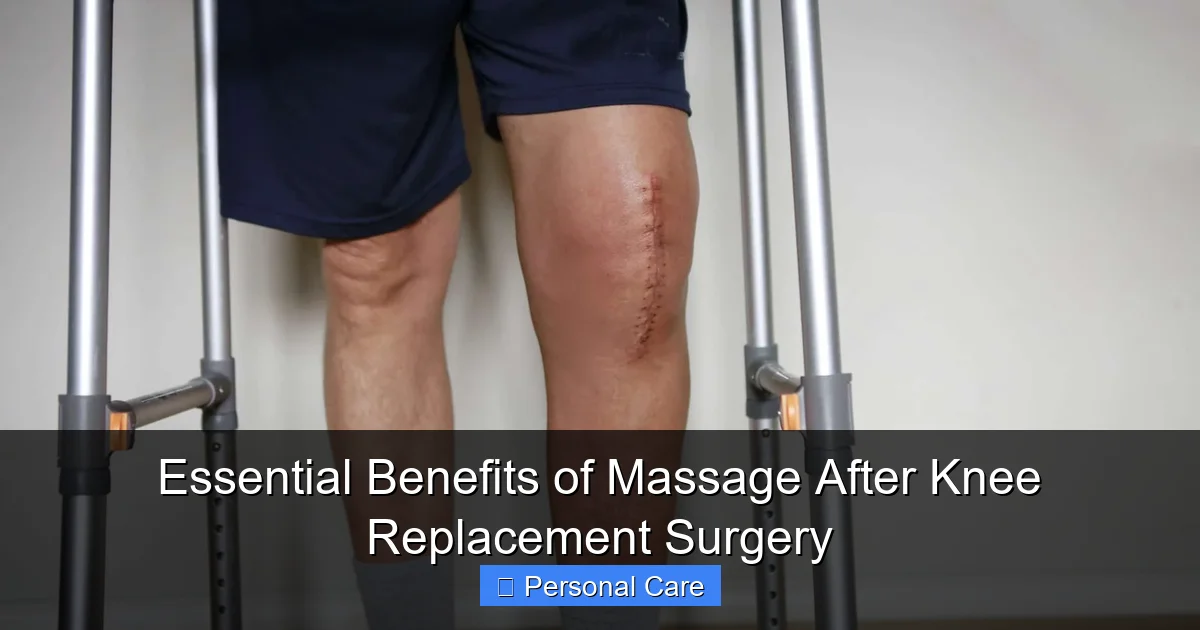 Essential Benefits of Massage After Knee Replacement Surgery