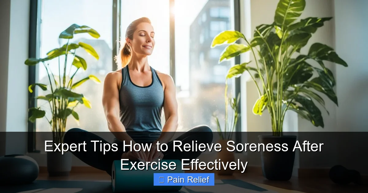 Expert Tips How to Relieve Soreness After Exercise Effectively