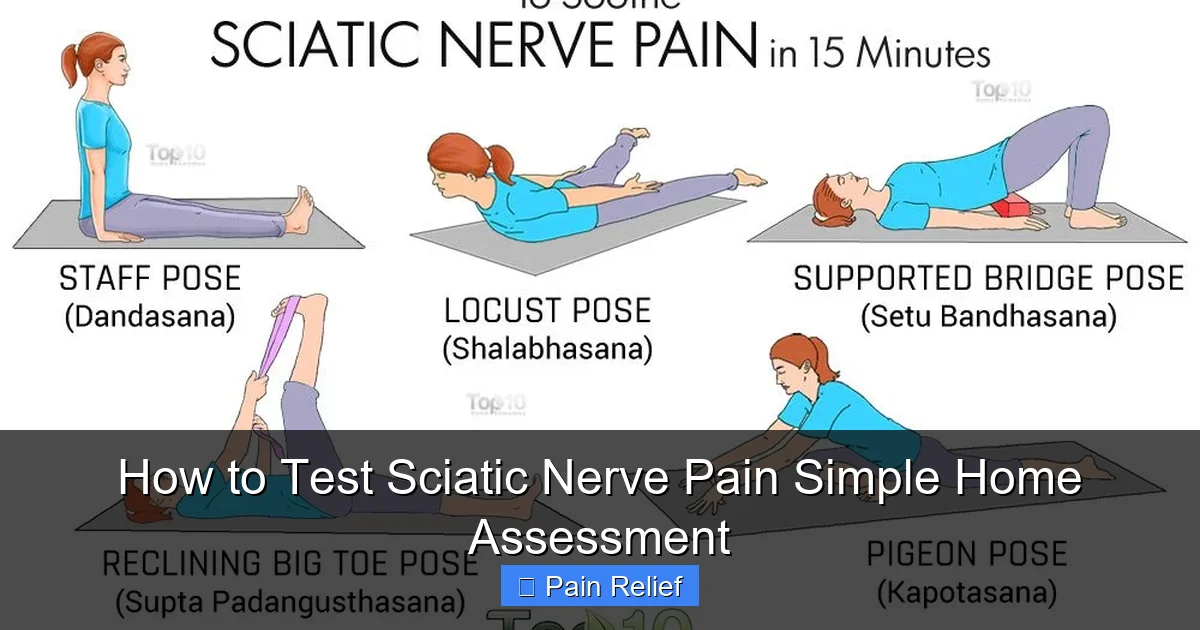 How to Test Sciatic Nerve Pain Simple Home Assessment