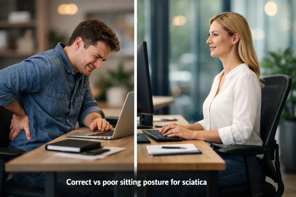 How to Sit Properly With Sciatica