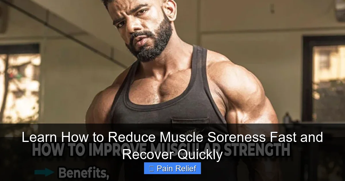 Learn How to Reduce Muscle Soreness Fast and Recover Quickly