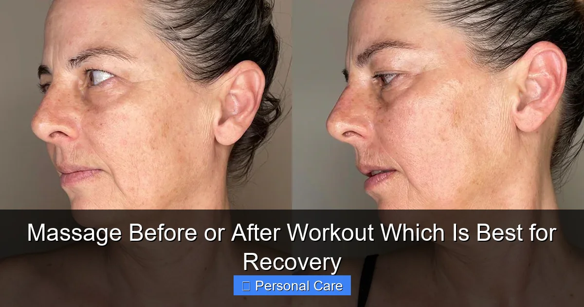 Massage Before or After Workout Which Is Best for Recovery