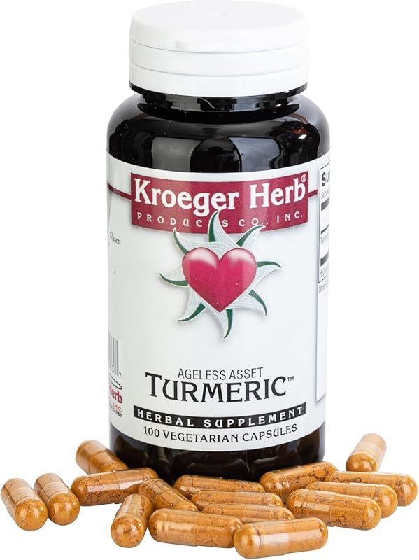 Kroeger Herbs High Absorption Turmeric Supplement for Joint Support, N
