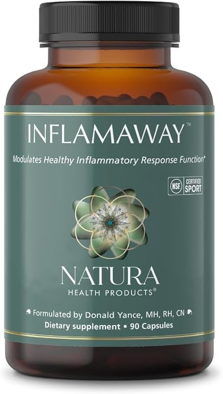 Natura Health InflamAway for Healthy Inflammatory Response with Boswel