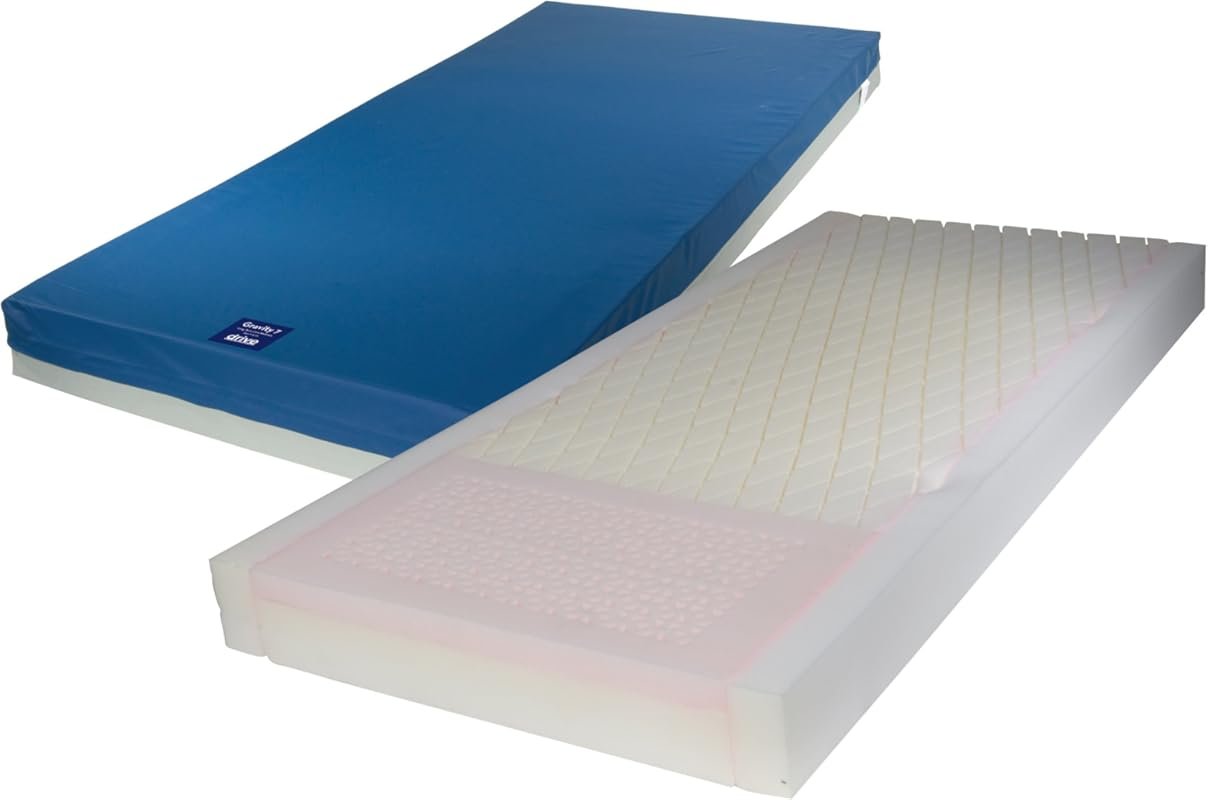 Drive Medical 15770 Gravity 7 Pressure Redistribution Mattress - 6.6 Foot for Comfort