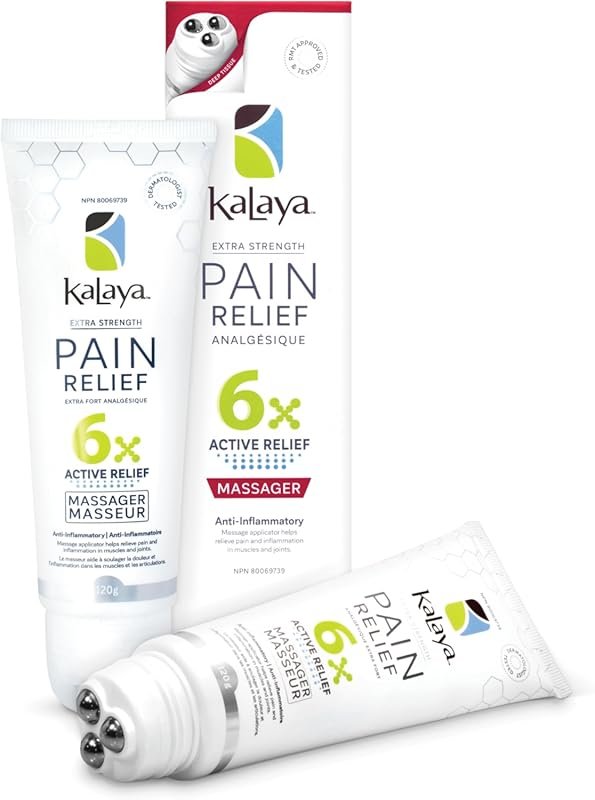 Kalaya Pain Relief Cream with Arnica, 4.2 oz for Fast, Natural Joint and Muscle Relief