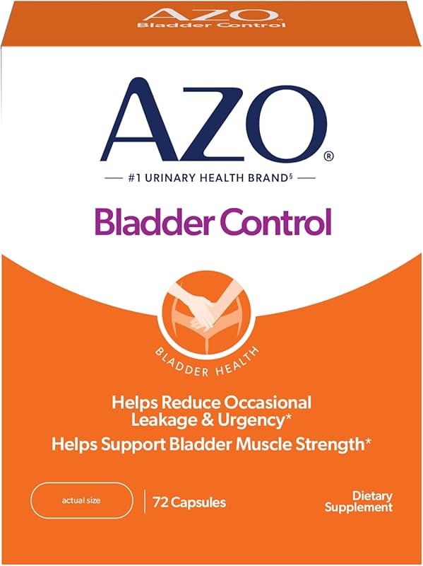 AZO Bladder Control with Go-Less - Daily Supplement for Urgency and Le