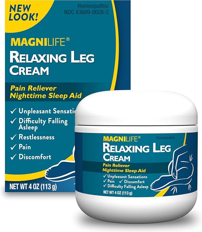 MagniLife Relaxing Leg Cream - Naturally Soothe Restless Legs and Cram