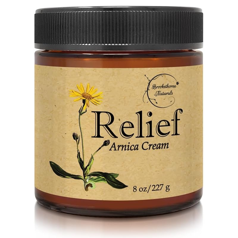 Relief Arnica Cream - All-Natural Massage Lotion with Essential Oils f