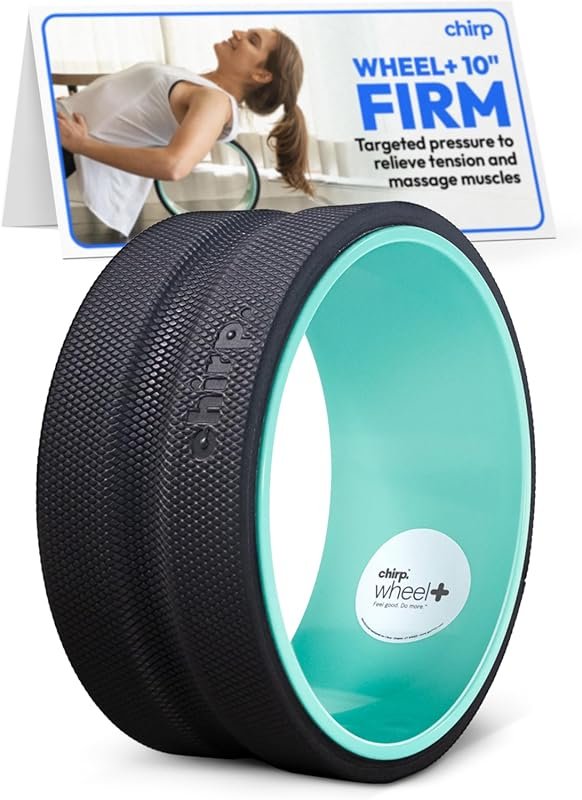 Chirp Wheel Foam Roller for Targeted Back and Neck Pain Relief, High-D