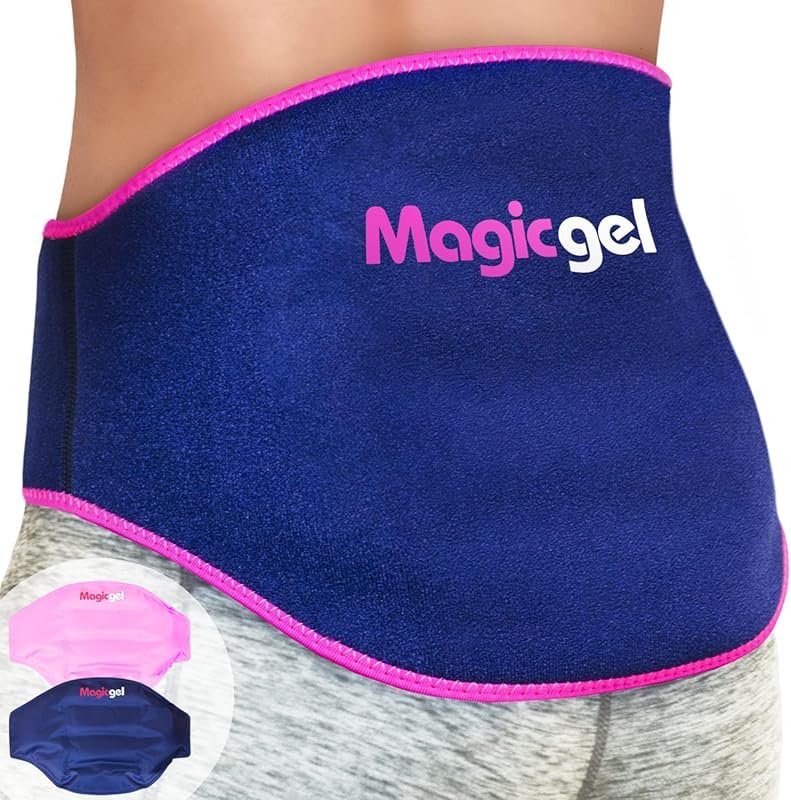 Magic Gel Ice Pack for Back Pain Relief, Reusable Hot or Cold Therapy