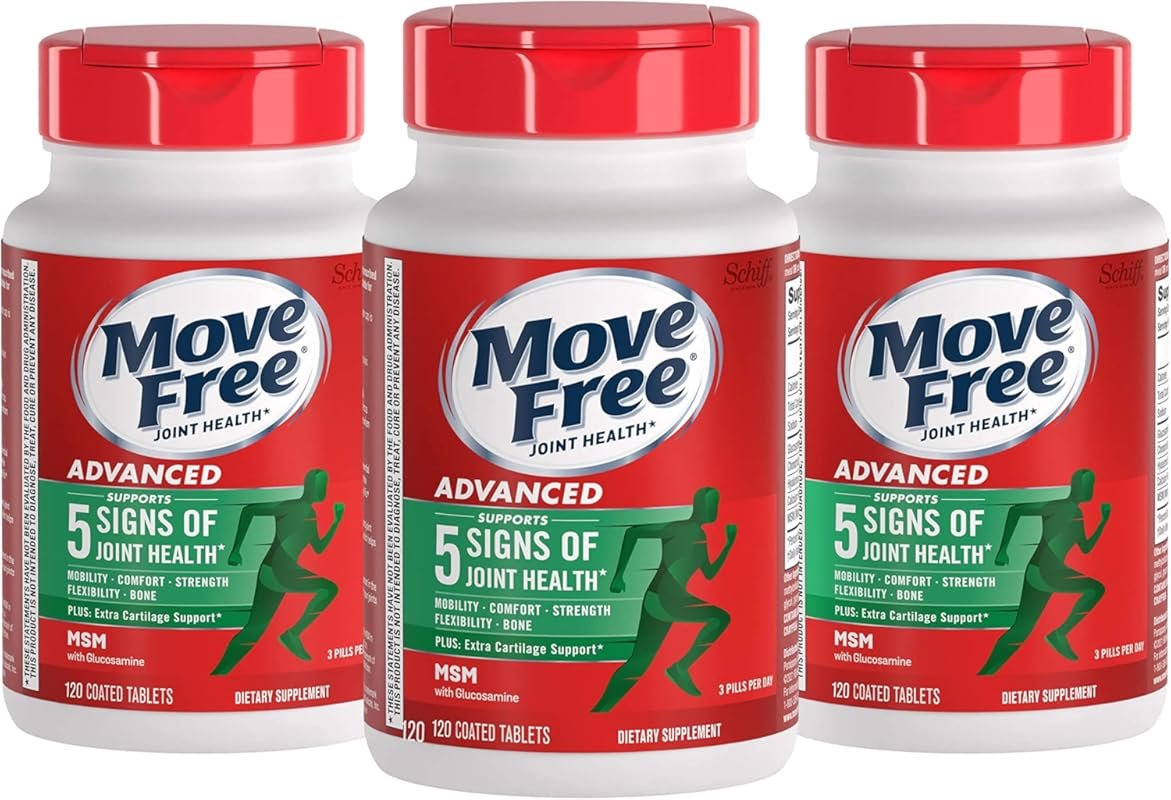 Move Free Advanced Glucosamine Chondroitin MSM Joint Support Supplement