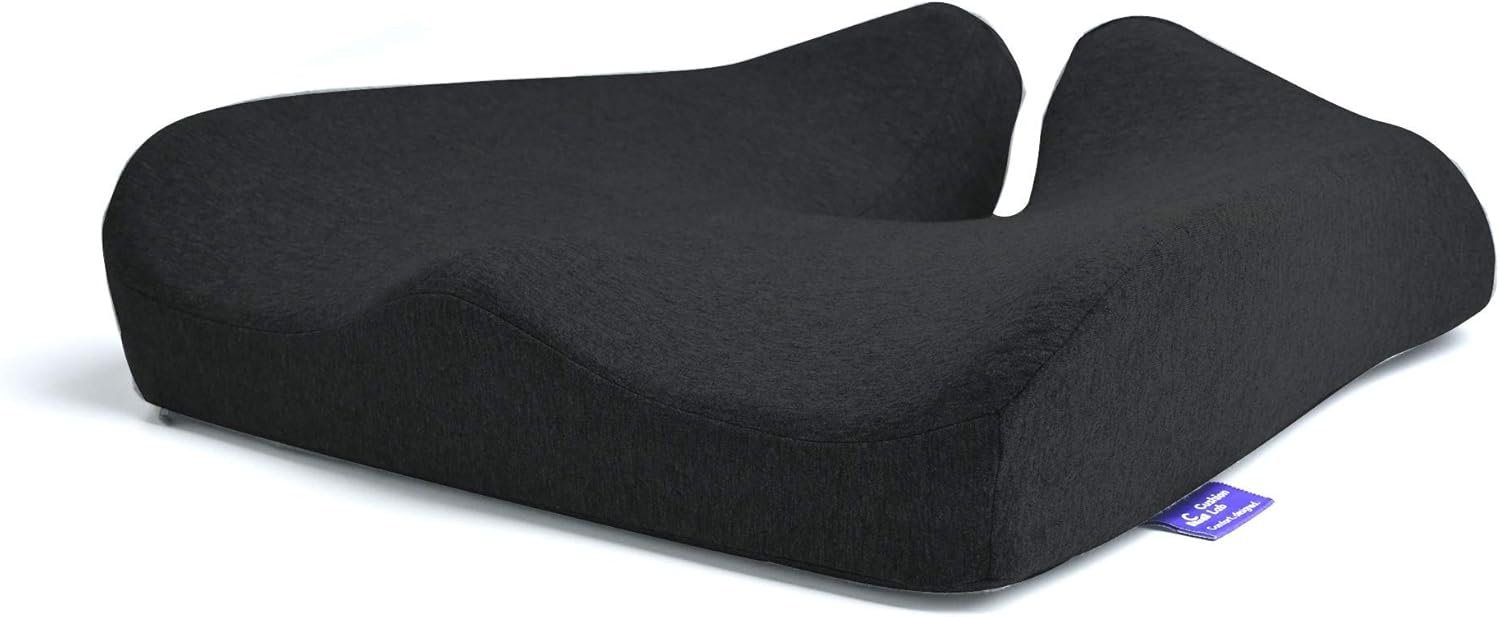 Cushion Lab Pressure Relief Seat Cushion - Extra-Dense Memory Foam for