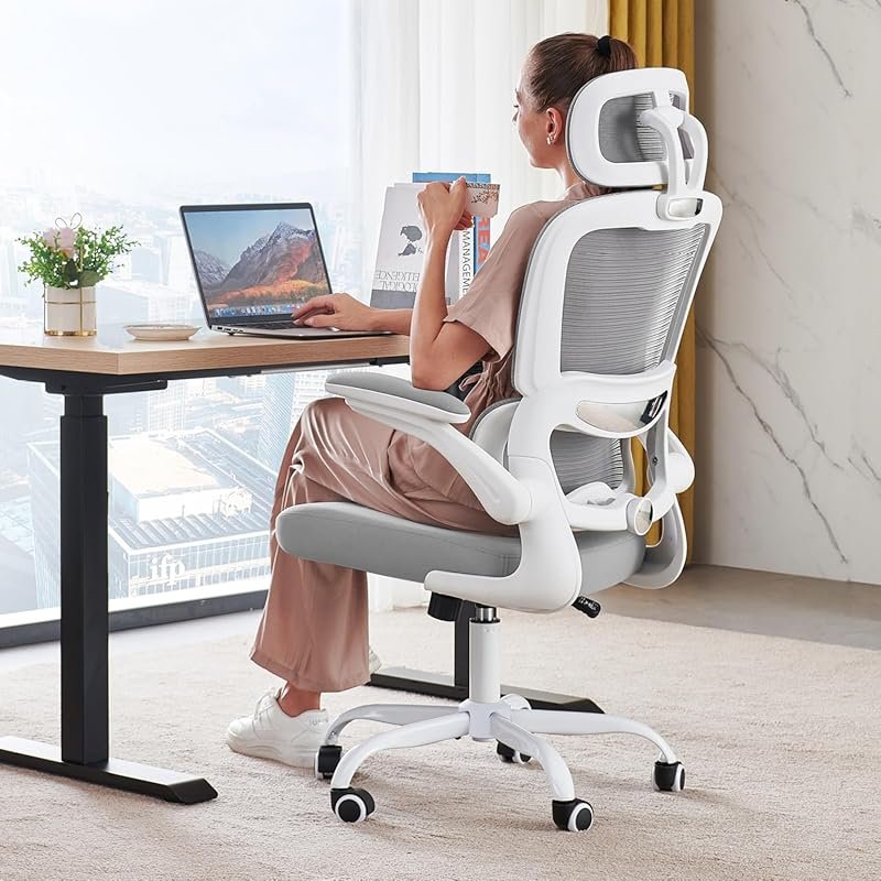 TRALT Ergonomic Desk Chair for Home with 330 LBS Capacity and Comforta