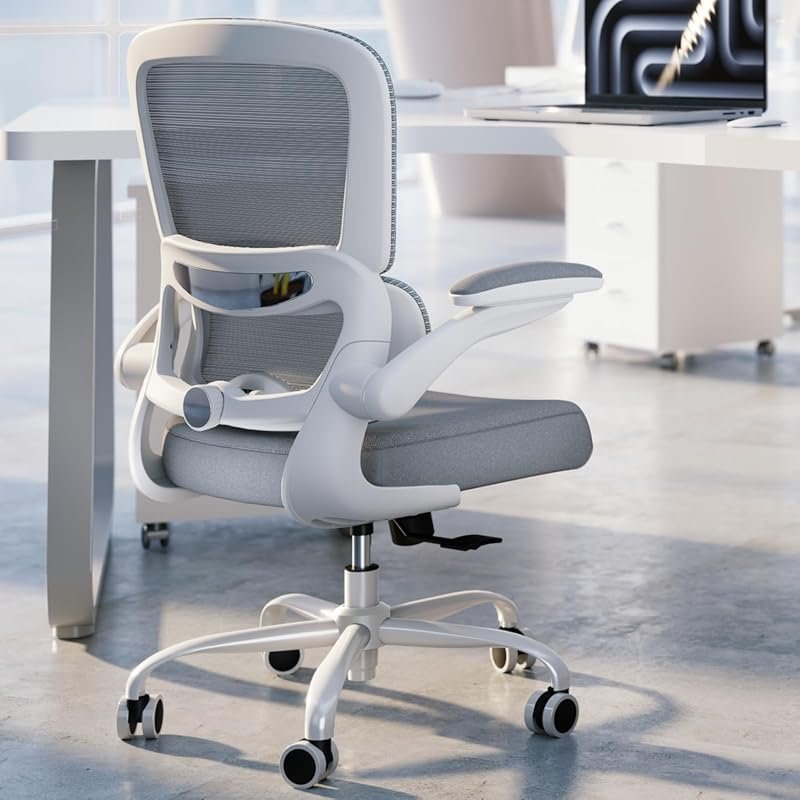 Ergonomic TRALT Office Chair with Adjustable Lumbar Support for Comfor