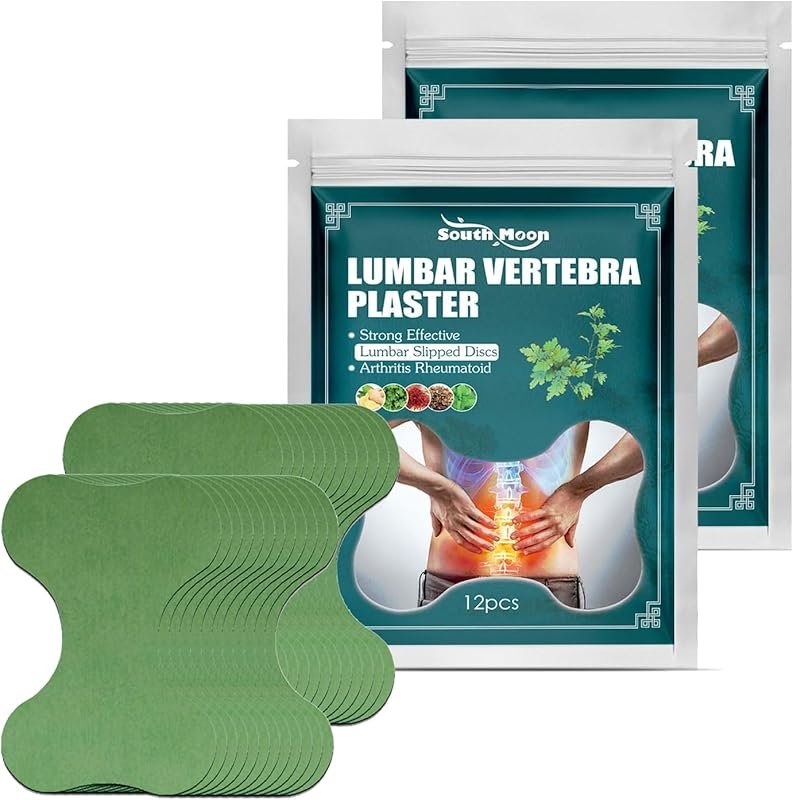 Lumbar Vertebra Patches - Herbal Wormwood for Back and Spine Support,