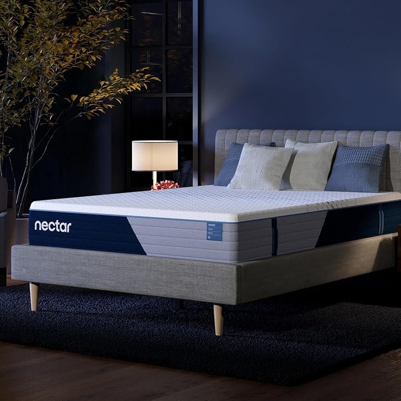Nectar Classic 12-Inch Hybrid Queen Mattress, Medium Firm with Cooling