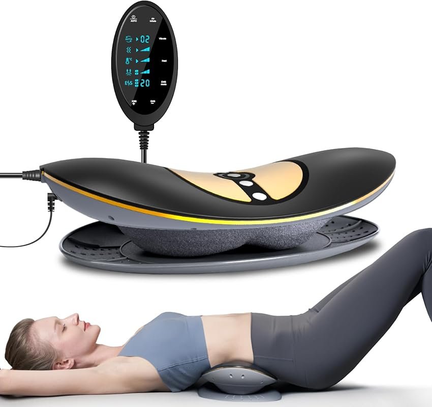 Electric Lumbar Traction Device with Dynamic Airbag, 20 Levels of Elec