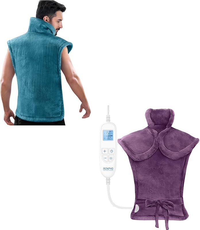 RENPHO Heating Pad for Effective Back Pain Relief and Comfort