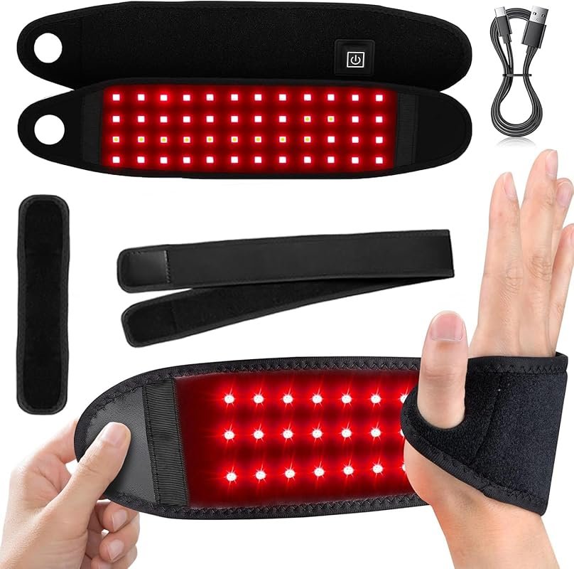 Red Light Therapy Wrap for Pain Relief, 660nm & 850nm Wavelengths for