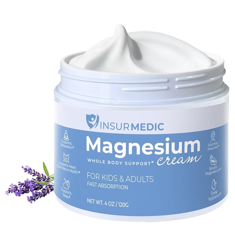Magnesium Cream for Neuropathy - Calming Lotion for Muscle Cramps and 
