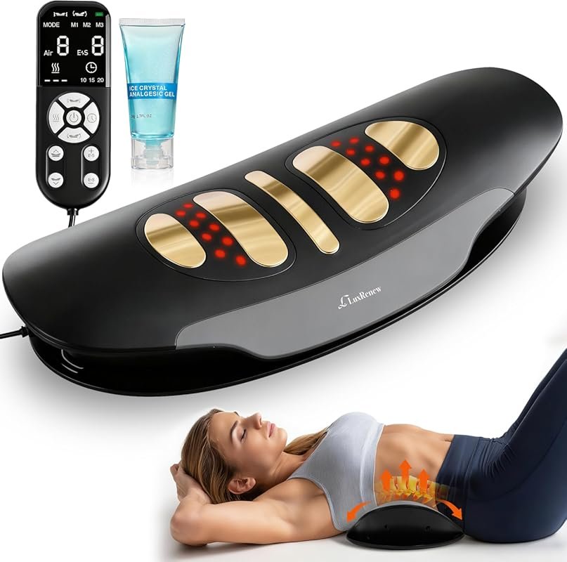 Multifunctional Electric Lumbar Traction Device for Pain Relief with R