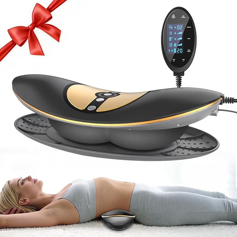 Zenopax 4-in-1 Electric Lumbar Traction Device with Heat, Vibration &