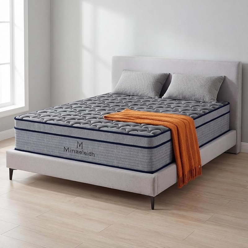12 Inch Hybrid Full Size Mattress with Memory Foam & Pocket Springs fo