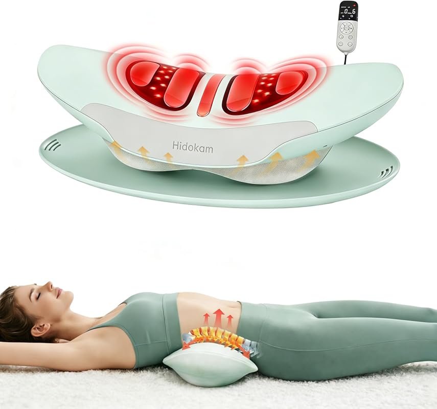 Smart Lower Back Massager with Warm Therapy & Air Traction for Sciatic