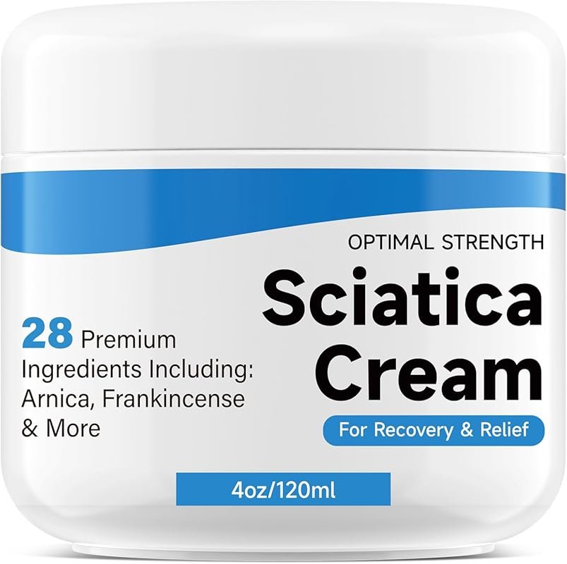 Sciatica Relief Cream - Maximum Strength for Lower Back, Hips, and Leg