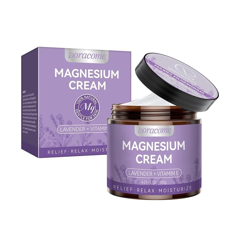 Magnesium Moisturizing Cream - Fast-Absorbing Formula for Muscle Relie
