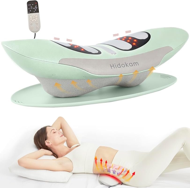 Smart Lower Back Massager with Warm Therapy & Air Traction for Sciatic