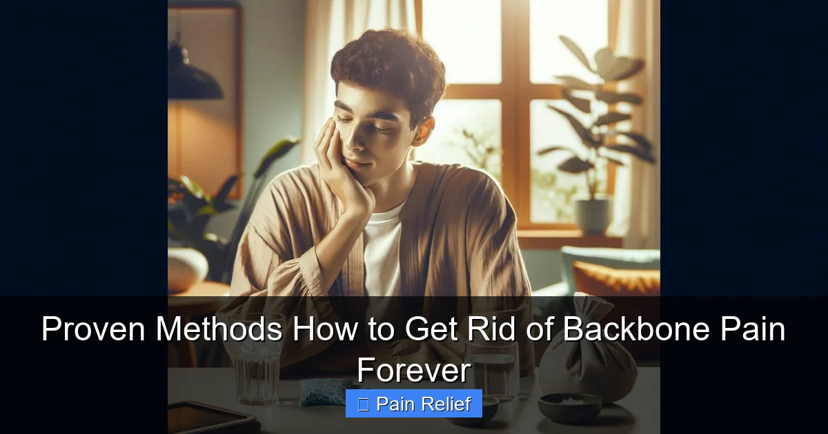 Proven Methods How to Get Rid of Backbone Pain Forever