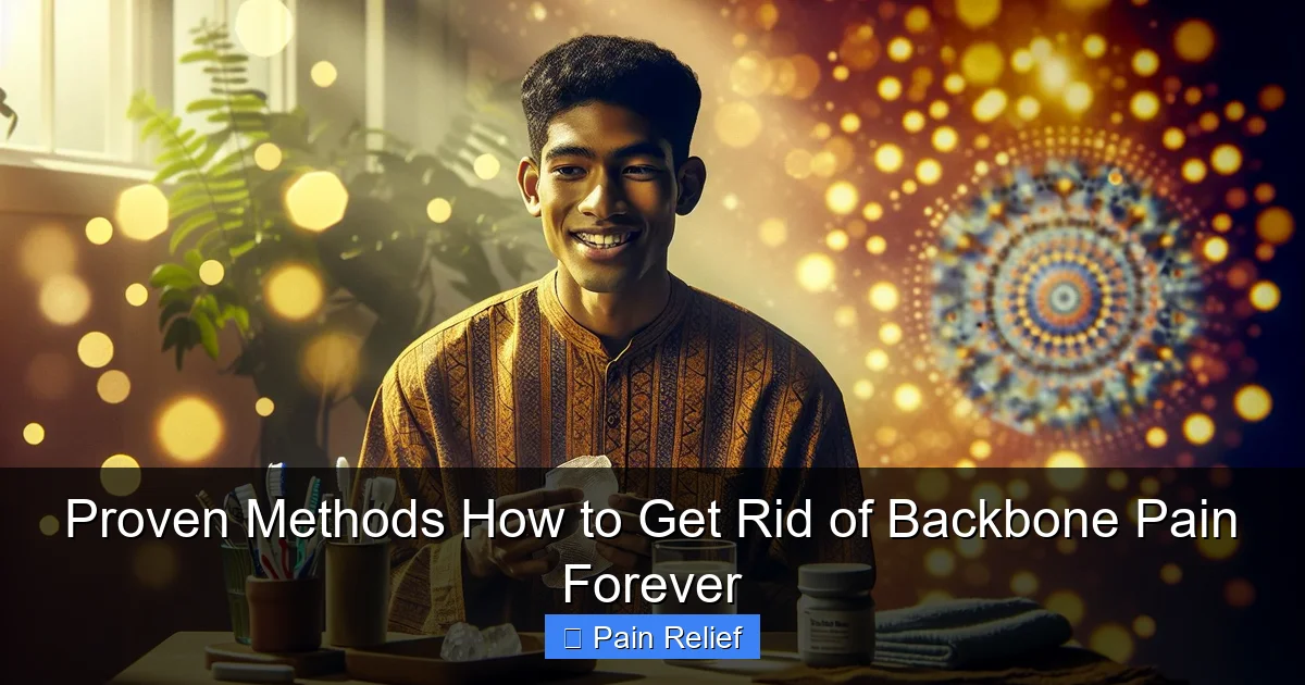 Proven Methods How to Get Rid of Backbone Pain Forever