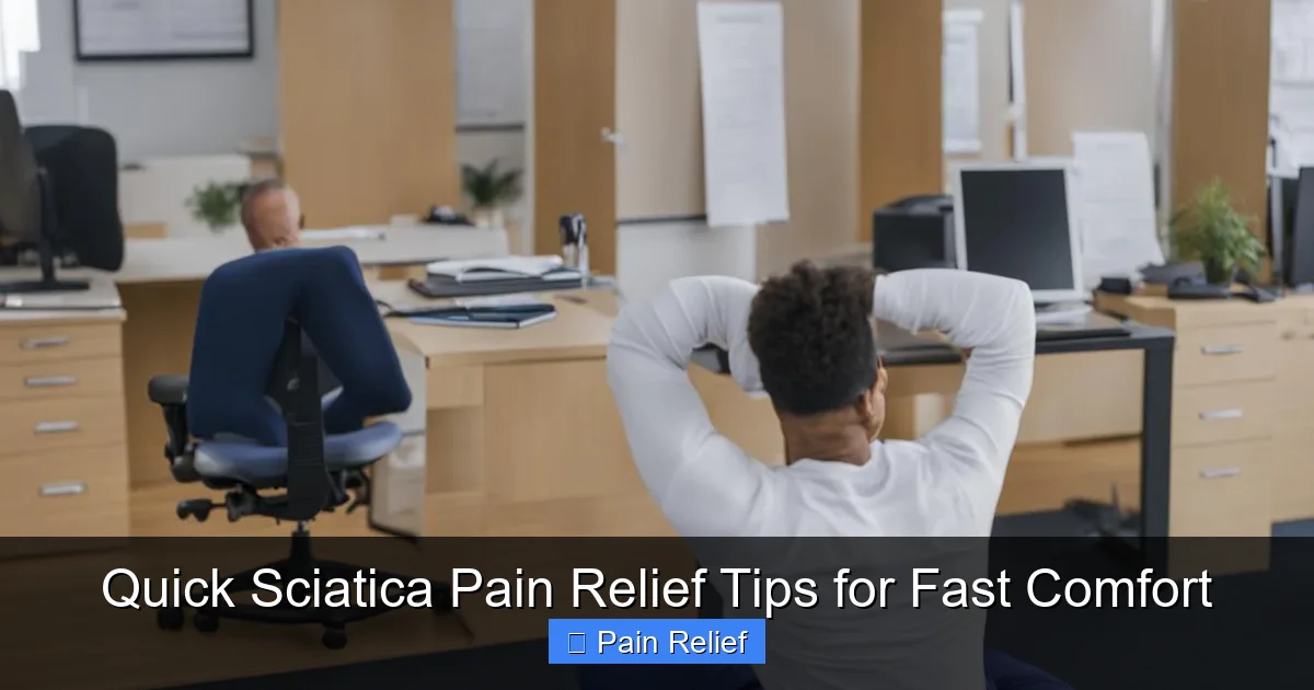 Quick Sciatica Pain Relief Tips for Fast Comfort