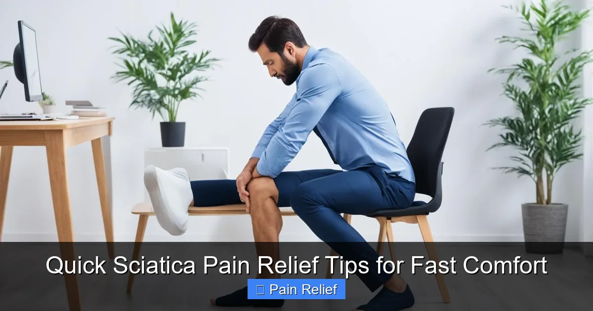 Quick Sciatica Pain Relief Tips for Fast Comfort