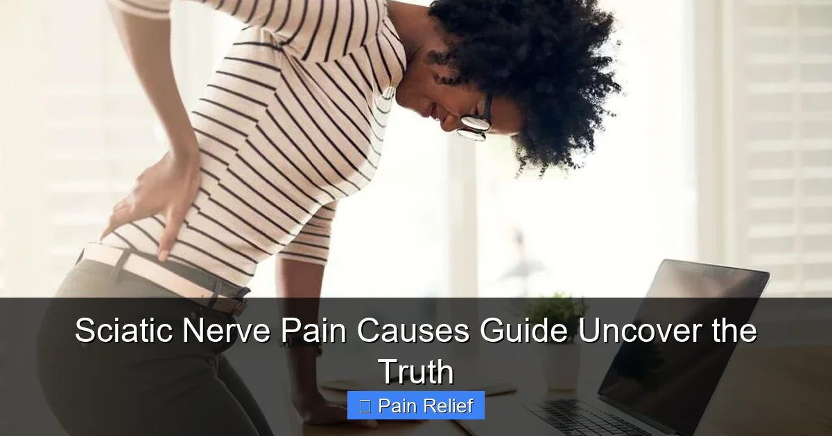 Sciatic Nerve Pain Causes Guide Uncover the Truth