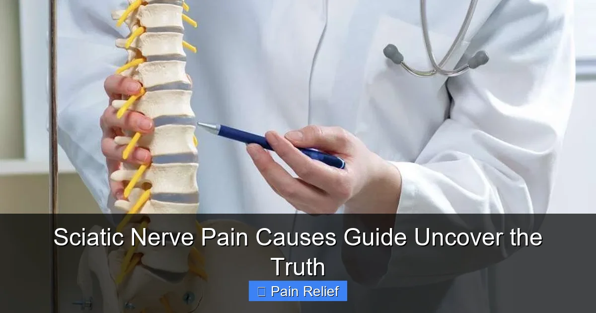 Sciatic Nerve Pain Causes Guide Uncover the Truth