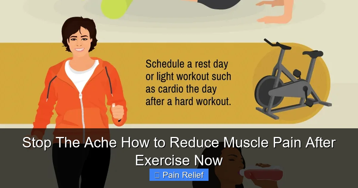Stop The Ache How to Reduce Muscle Pain After Exercise Now