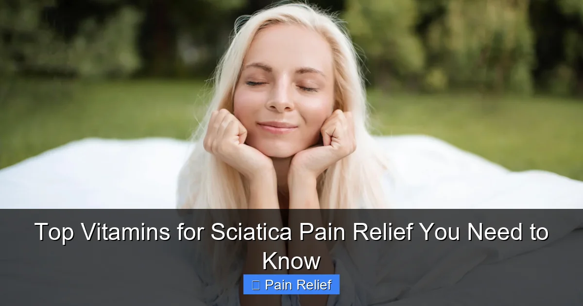 Top Vitamins for Sciatica Pain Relief You Need to Know