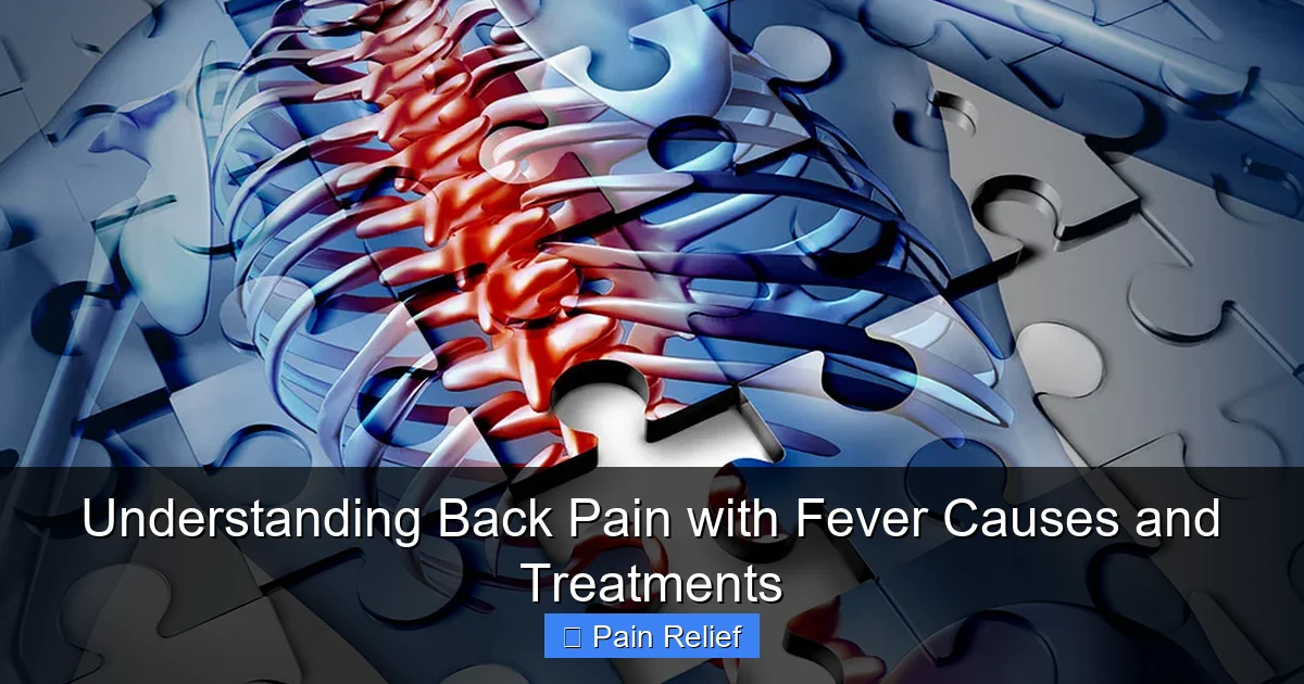 Understanding Back Pain with Fever Causes and Treatments
